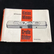 KLEINE MINOX GROSSE BILDER ROLF KASEMEIER 1970 GERMAN GERMANY Camera Manual