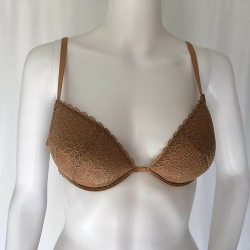 LA PERLA Women's Sujetador Brown Lace & Embroidery Size 34 C - Picture 2 of 7