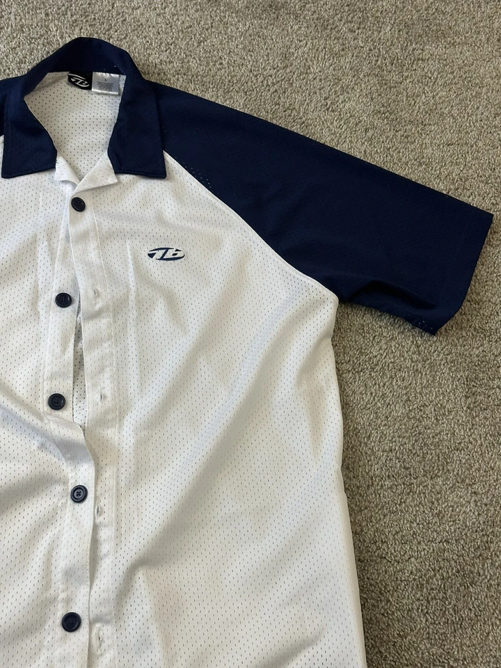 Grateful Dead Shirt Jersey Ride 7b Size Large White And Blue - Image 2 of 4