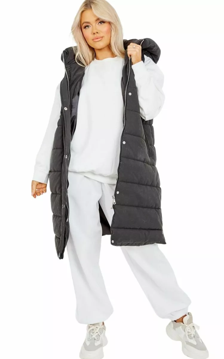 Ladies hooded gilet hot sale