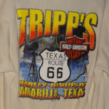 VTG Harley Davidson Made in USA Double Sided Thermal Long Sleeve Shirt