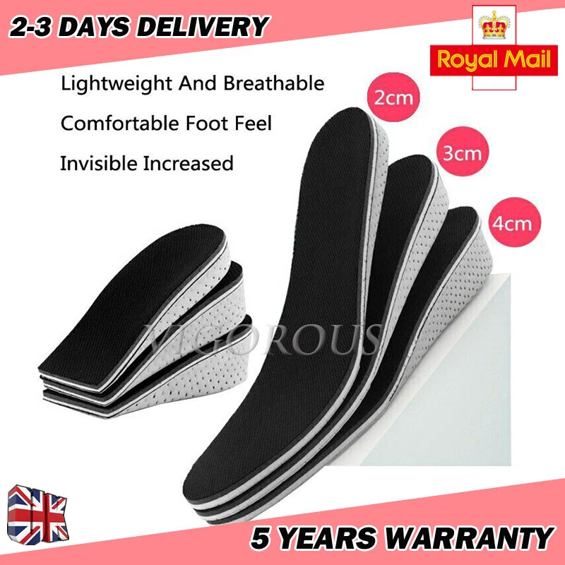 Sole height deals increase