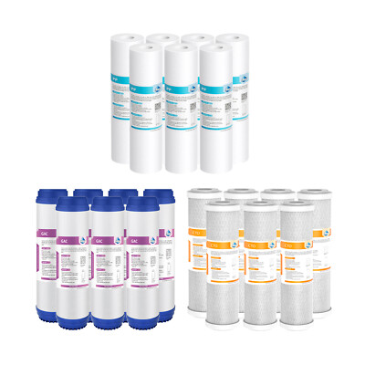 #ad PP Sediment GAC CTO Carbon Block Water Filter Replacement Whole House 21 PACK $56.90