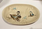 Red Wing Pottery Bob White 13.5" Oval Serving Platter Vintage Mid Century Modern