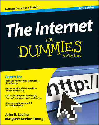The Internet For Dummies by John R. Levine, Margaret Levine Young (Paperback,...