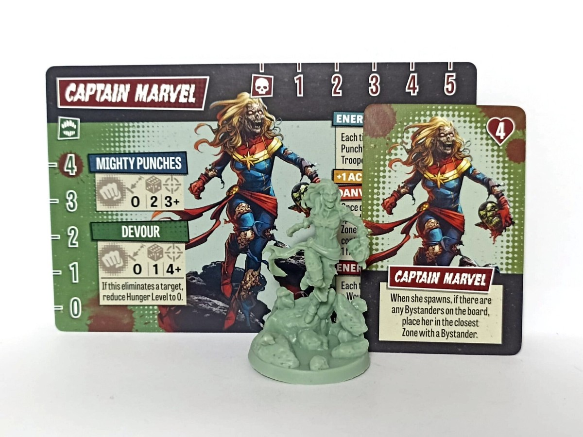 CAPTAIN MARVEL / Zombicide Marvel Zombies Core Box / Crisis