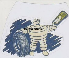 Autocollant Stickers - MICHELIN BIBENDUM CARTE ET PNEU
