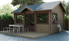 CASA IN LEGNO ABITABILE - Spessore 70 mm 26,8 mq. Art. PM70-8252