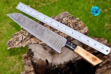 13" Handmade Damascus Chef Knife Hand Forged Japanese Bunka Kitchen Knife 2745