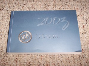 2003 Buick Lesabre Sedan Owner Owner S Manual User Guide Custom Limited 3 8l V6 Ebay