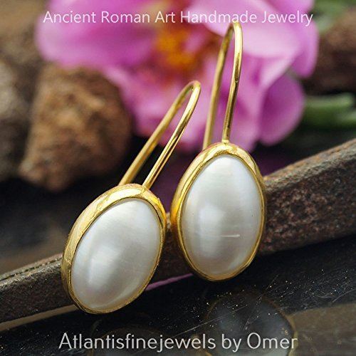 *MADE TO ORDER* Dainty Drop Pearl Earrings 925 Sterling Silver Custom Jewelry - Picture 1 of 6