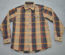 Men s Orvis Big Bear Heavy Flannel Autumn Rust Plaid Medium item 1312517