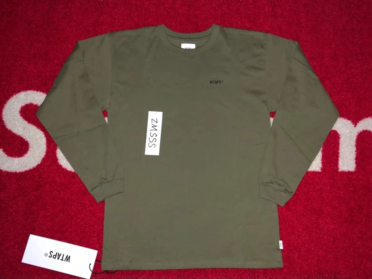 WTAPS CIRCA LONG SLEEVE LS TEE T-SHIRT SUPREME BOX LOGO UNDERCOVER OLIVE S SMALL