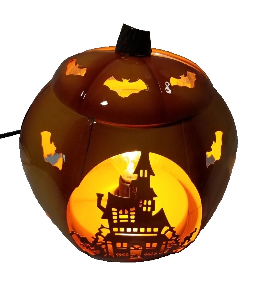 Scentsy Halloween Paranormal Pumpkin Full Size Warmer Haunted
