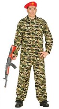 Costume tuta mimetica da soldato dell'esercito