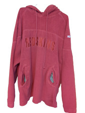 Puma Washington Redskins Official NFL Women  s Pink Fleece Hoodie Size Large