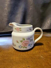 FTD Small Floral Pitcher "Especially for You!" Made in Japan 1989 FTDA Vintage