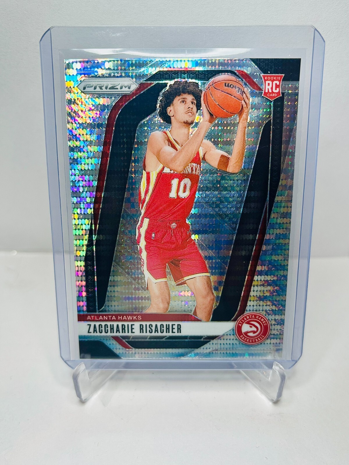 2024-25 Panini Prizm ZACCHARIE RISACHER Pulsar Prizm Rookie #265 Hawks