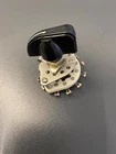 Ceramic Rotary Switch 3 pole 3 positions with knob Make-Before-Break. NOS. Lot 1