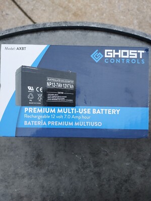 GHOST CONTROLS PREMIUM MULTI USE BATTERY 12 V 7AMP  Model AXBT