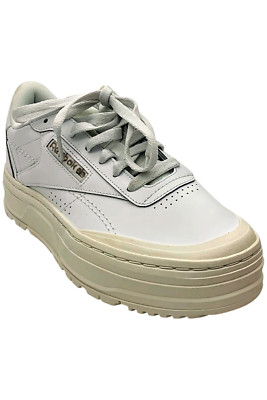 Reebok Lifestyle Women's Club C Double Geo Sneakers White/Chalk