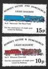 GB Romney Hythe & Dymchurch Railway letter rate stamps MNH (2)