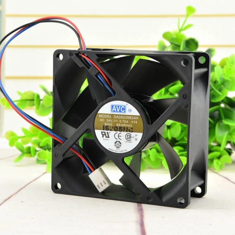 1X NEW AVC DA09238B24H 9cm 9238 9038 24V 0.70A High Airflow Inverter Cooling Fan - Image 2 of 2
