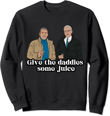 Give The Daddies Some Juice Funny Dad Gift Unisex Crewneck Sweatshirt