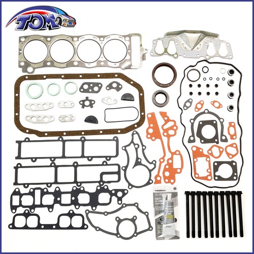 Engine Head Gasket Set With 10 Head Bolts For Toyota 2.4L 22R, 22RE, 22REC