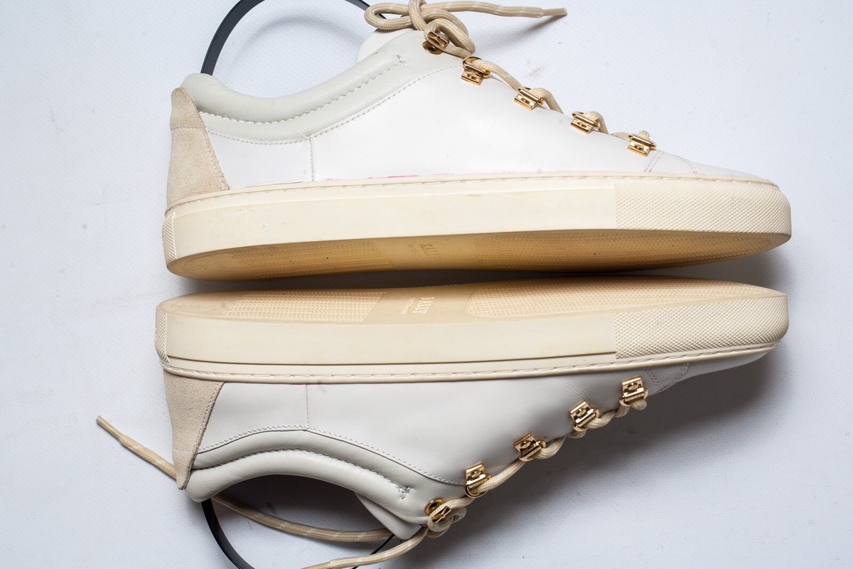 Bally ヘティ サイハイ ホインテットトゥ フツ HEDY105 U852 BALLY Heidy Womens White Leather Sneakers Size US 9 1/2 | eBay