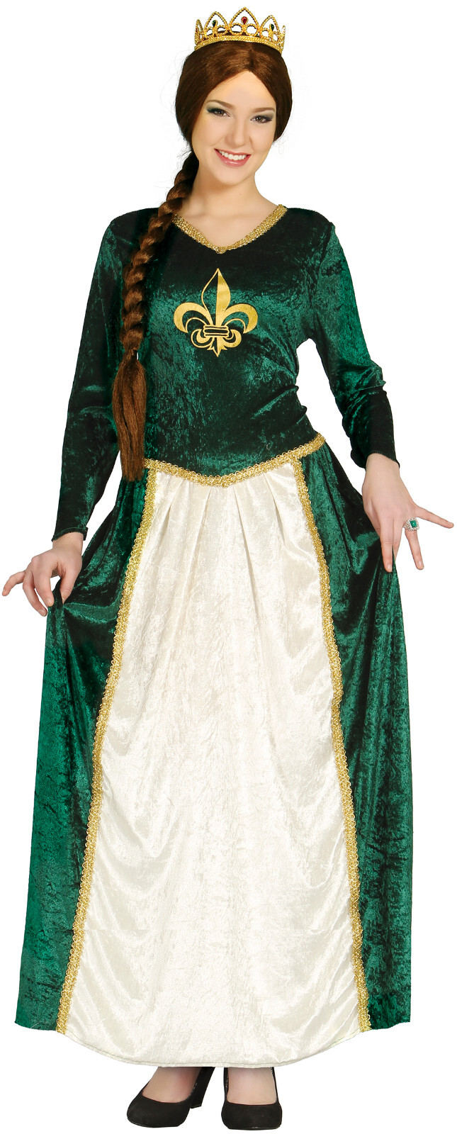 Damas Disfraz Medieval Adulto Disfraz Disfraz Princesa Tudor Vestido Elegante