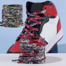 1Pair Flat Shoelace 160cm Athletic Sport Sneakers Floral Shoelaces Shoe laces