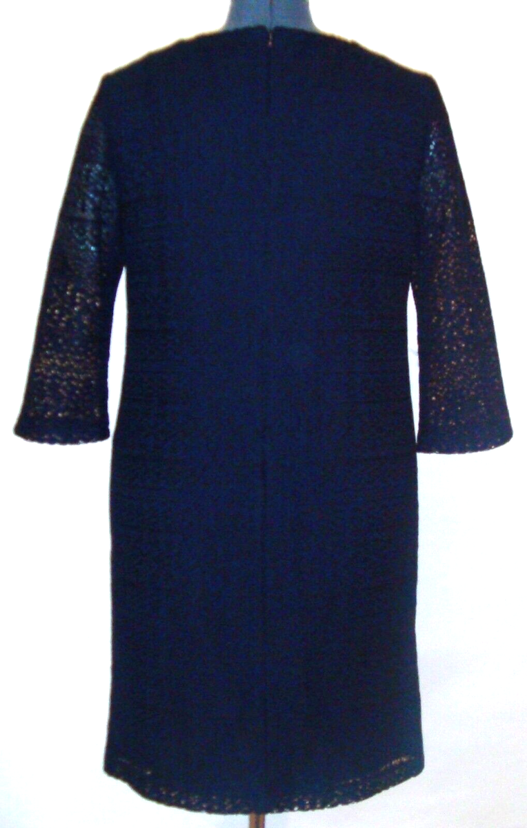 Chicos Women Lace Shift Dress size M Navy Blue | eBay Chicos Women Lace Shift Dress size M Navy Blue | eBay