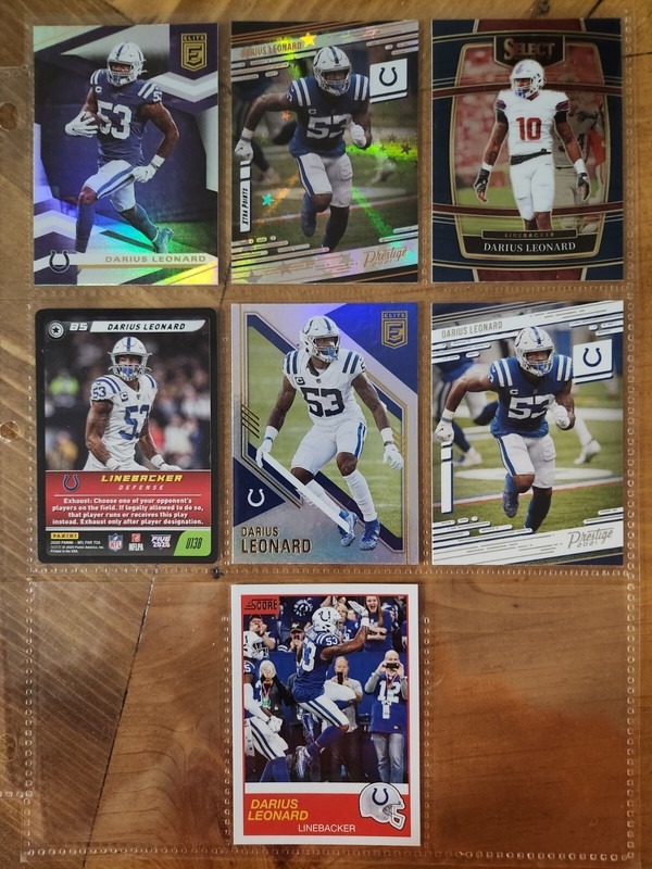 Darius Leonard - Indianapolis Colts - 7 Card Lot 