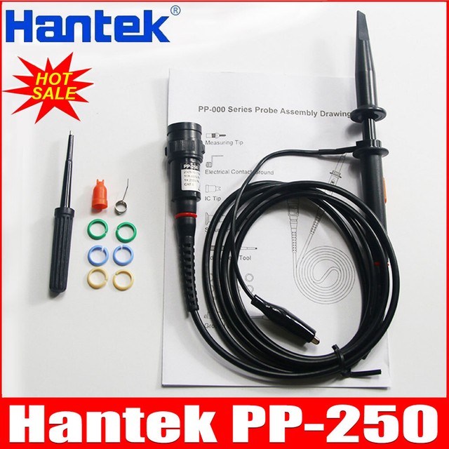 Hantek PP250 Attenuation Ratio 10 1 Oscilloscope Scope Test Clip Lead
