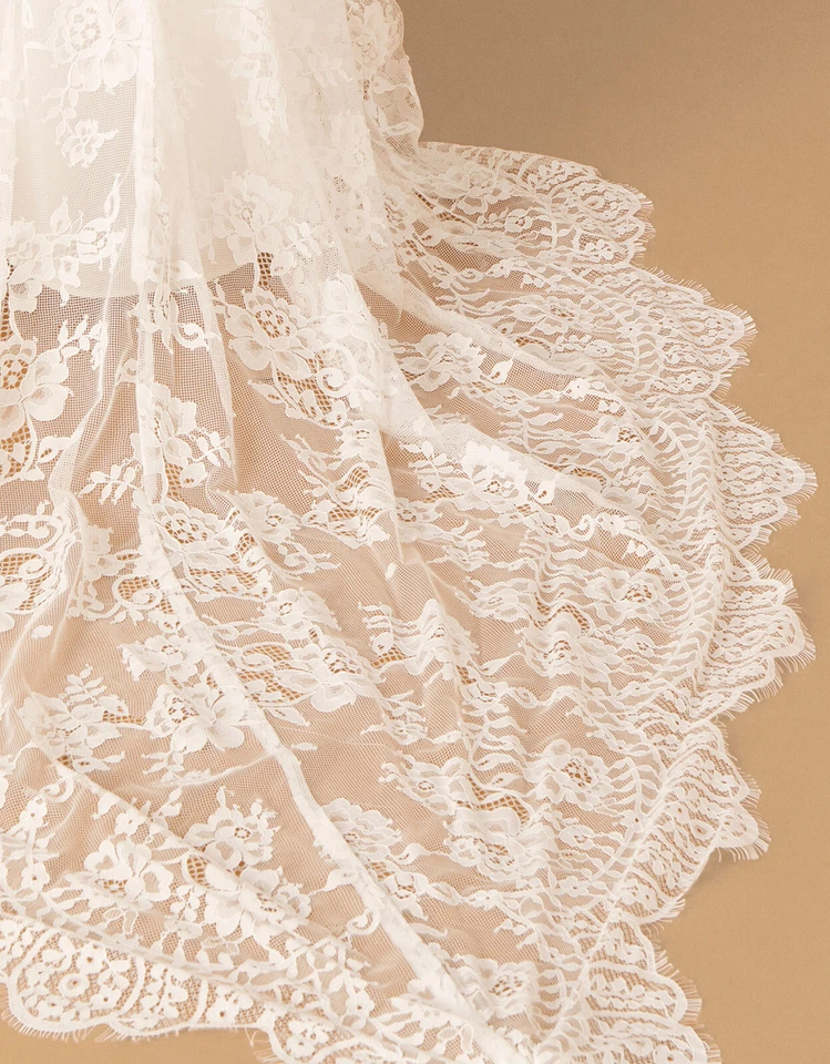 Monsoon Cecily Bridal Bardot Lace Maxi Dress Ivory Size 12 RRP £499 BNWT New - Image 4 of 4