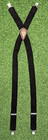Carhartt Men's Black Utility Suspenders Work Wear Stretch Straps, Clips