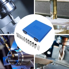 13PCS Tool Set Annular Cutter 7/16" TO 1-1/16" Drill Bits 1 inch Cutting Depth