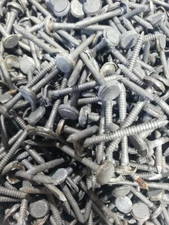 2 POUNDS VINTAGE LEAD HEAD RING SHANK 1-3/4" METAL ROOFING NAILS 2LB Aprox 175pc