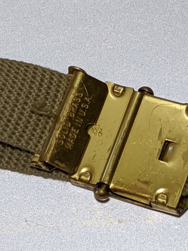 Vintage BSA Boy Scouts Of America Uniform Lot Neckerchief Slide Belt Buckle I - Picture 7 of 11