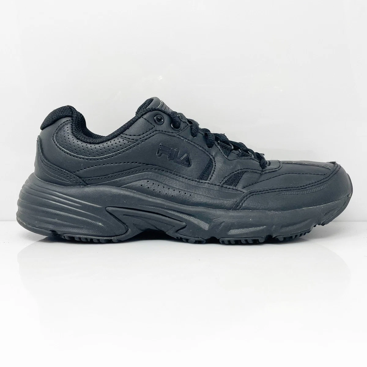 Fila Womens Memory Workshift 5SG30002 001 Black Casual Shoes Sneakers Size 7