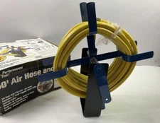 Performance Tool M610 Air Hose Reel With 50-Foot 3/8" Air Hose, 300 PSI