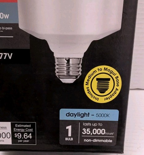 Feit Electric 500-Watt Equivalent Corn Cob E26 LED Light Bulb Daylight - Picture 3 of 3