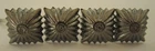 German Army Small Antique Rank Pips - 4 Pack - Ww2 Repro Soldier Military New