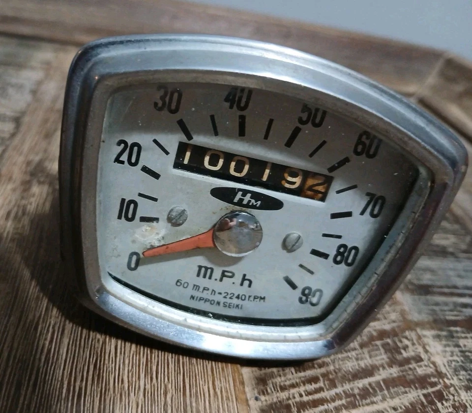 1959 - 64 年本田 C-95 婴儿梦 150 Benly 速度表二手 — 第 4/4 张图片