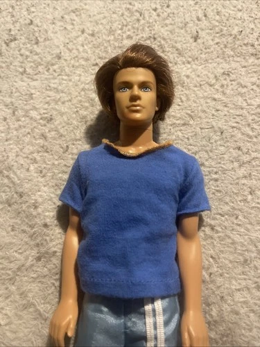 Vintage Mattel 2006 Beach Glam Ken Doll REDRESSED Barbie Surfer Fashionista #723