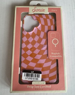 Sonix MagSafe Case for iPhone 16 - Checkmate Pink & Orange - New Open Box