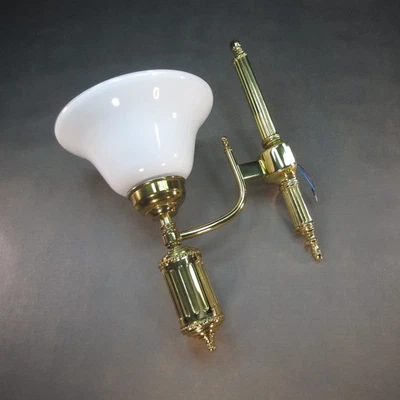 Vintage Messing Wandlampe Retro Wandleuchte Antik Flurlampe Vintage Leselampe N2 - Bild 1 von 4