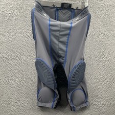 Alleson Athletic Football Girdle Mens 2XL 7 Pad Vortex Gray Navy Blue Adult XXL