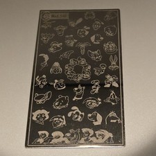 nail art stamping plate resin art craft Mod. 548 cartoon